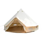 Waterproof Oxford /Cotton Canvas Bell Tent 5M Outdoor Teepee Yurt Glamping Bell Tent