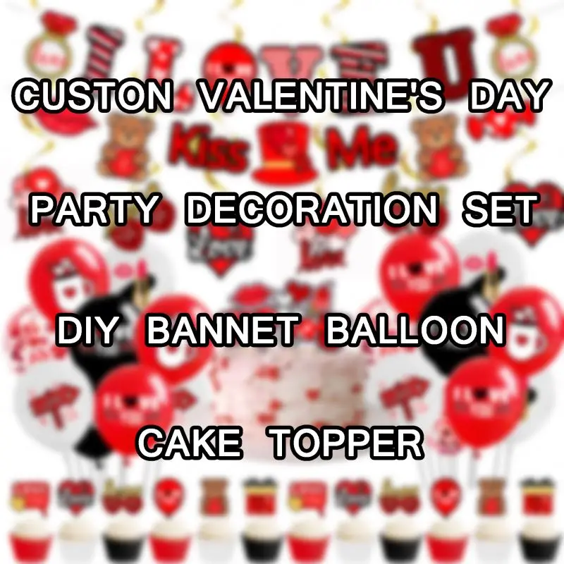 Acrobatics Lion Efficient Anime Shopee Amazon Valentine Day Decoration Set Customize Personalize  Banner Balloon Cake Topper Diy Design Gifi For Her Him - Buy Couples Party  Supplies Red Pink Party Decoration Set Lovers Birthday Party  Decoration,Wedding Decoration ...
