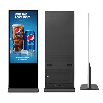 55 Inch Indoor Lcd Panel 85 Inch Lcd Screen 100 Inch Touch Screen Hd Display Android Totem Advertisement Digital Signage Kiosk