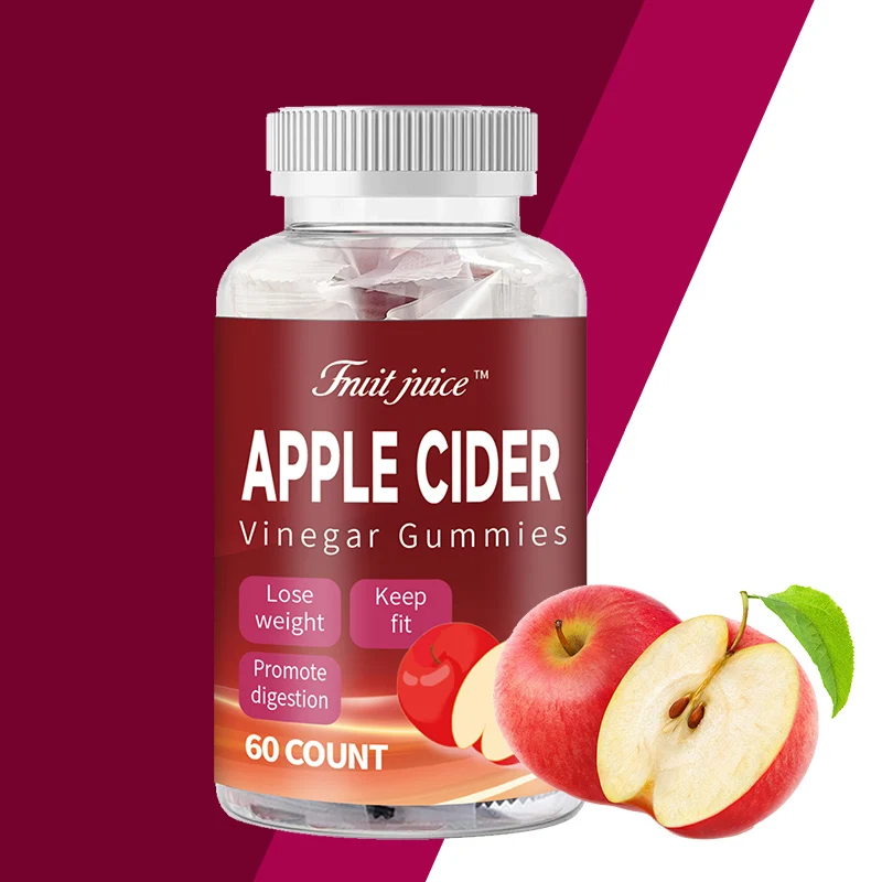 Hot Cross-Border E-Commerce Fresh Style for Apple Cider Vinegar Gummies for Apple Cider Hot Fruit Gummies