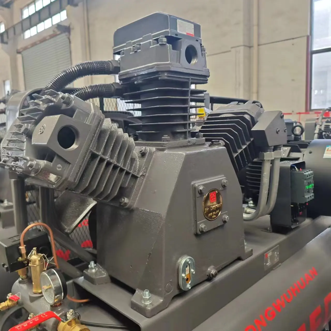 Hongwuhuan HW20012 15KW 55CFM piston  air compressor mining diesel piston air compressor