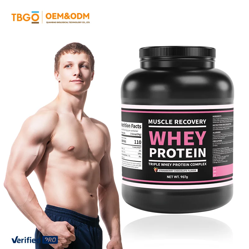 product 2025 tbg oem gold standard whey protein powder 907g strawberry chocolate flavor 3 in 1 animal protein canned for muscle building-7