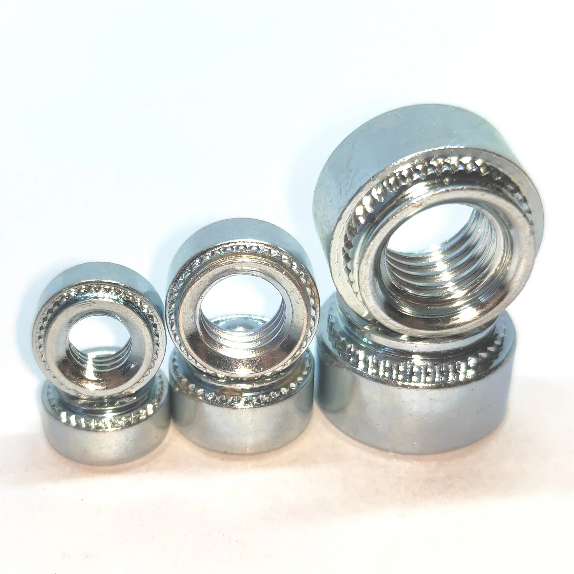 carbon steel zinc plated clinch press m3 self clinching nut for