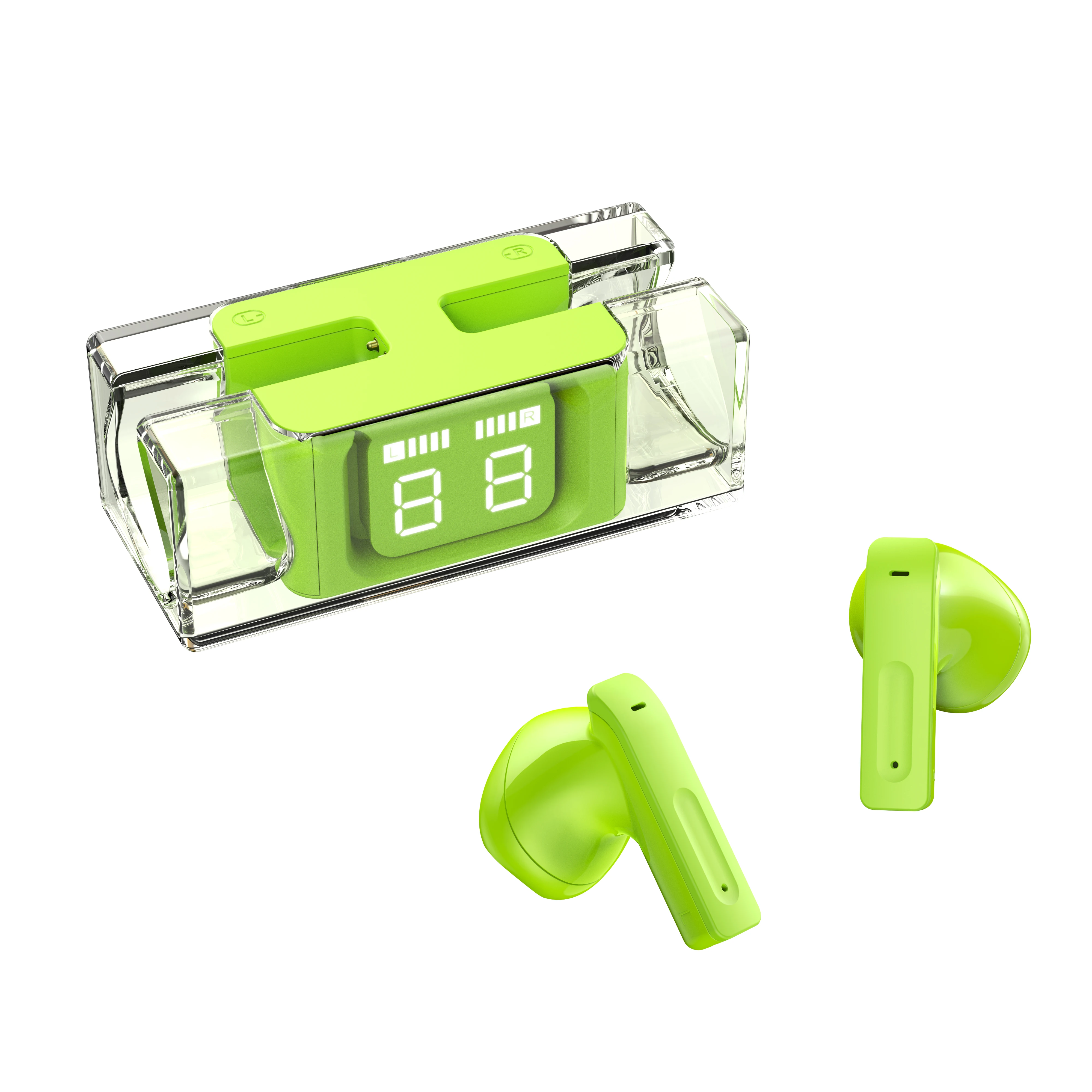 transparent tws earbuds