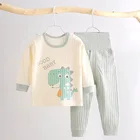 100% Kids Cotton Pajamas Hot Selling Cartoon Pattern Winter Warm 100% Cotton Children Kids Pajamas