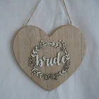 Wedding Gifts Party Wedding Favors Gifts Wooden Heart Door Wall Hanging Wedding Party Decoration Centerpieces