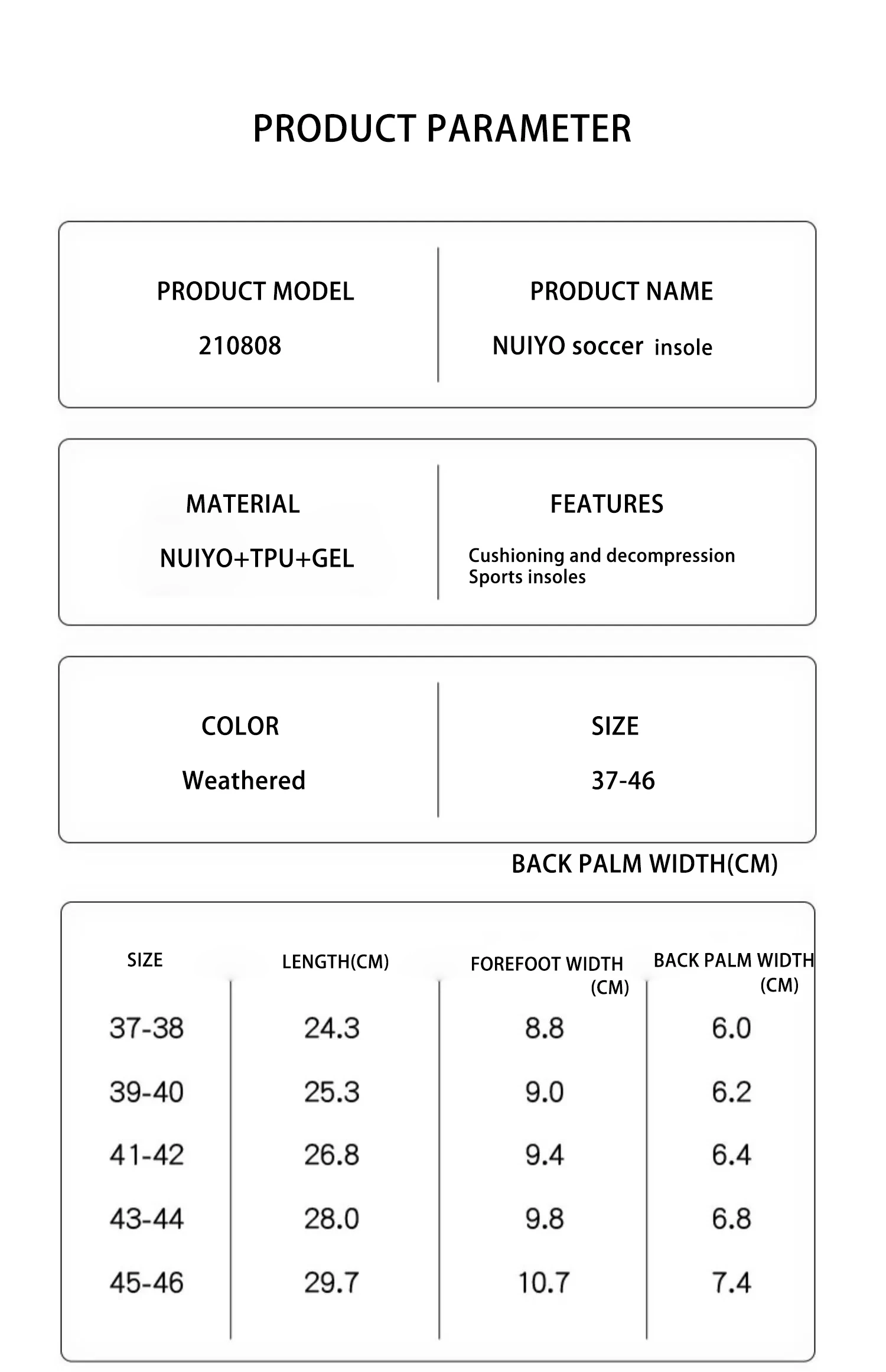 Football Sports Insoles with TPU Torsion Support & Shock Absorption Football Sports Insoles with TPU Torsion Support & Shock Absorption