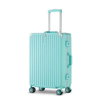 RTS High Quality wholesale Valise Luxury Aluminum Carry On Suitcases  luggage  20"24"28" inch Travelling Suitcases Luggage Case