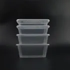 Plastic Box Plastic Wholesale Rectangle Clear 650ml Plastic Take Away Lunch Box Containers With Lids