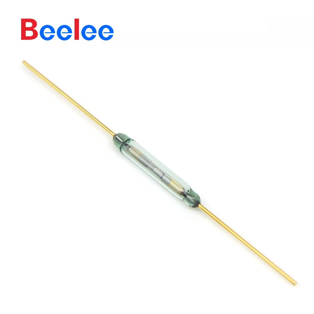 20 PCS REED SWITCH 2X14MM GLASS White Color Low Voltage Current 5 10