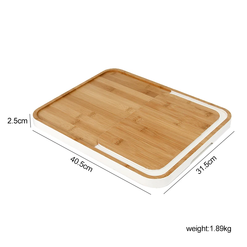 High Quality Premium Natural Rectangle Bamboo Meat Vegetables Chopping Platter Wooden Cutting Boards For Kitchen Countertop