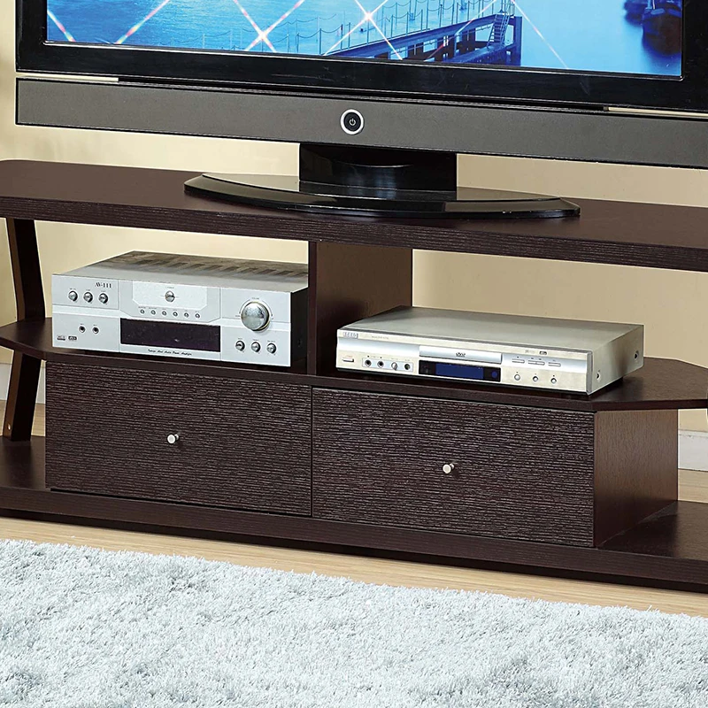 Modern Design Style Mobile Motorized Tv Stand With Swivel Wall Unit For Living Room