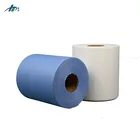 Cleaning Cleaning Paper Roll Nonwoven Disposable Industrial Cleaning Wiper Paper Roll Customized Blue