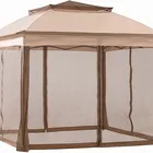 High Quality Sun Protection Casual Waterproof Outdoor Tent Gazebo With Mosquito Net Sidewall