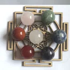 Round Beads Healing Gemstone 20MM Round Beads Gemstone Assorted Chakra Healing Sets