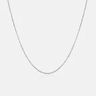 Sterling Silver Young Fashion Sparkling Glitter Prime Clavicle Chain Sterling Silver Necklace For Women