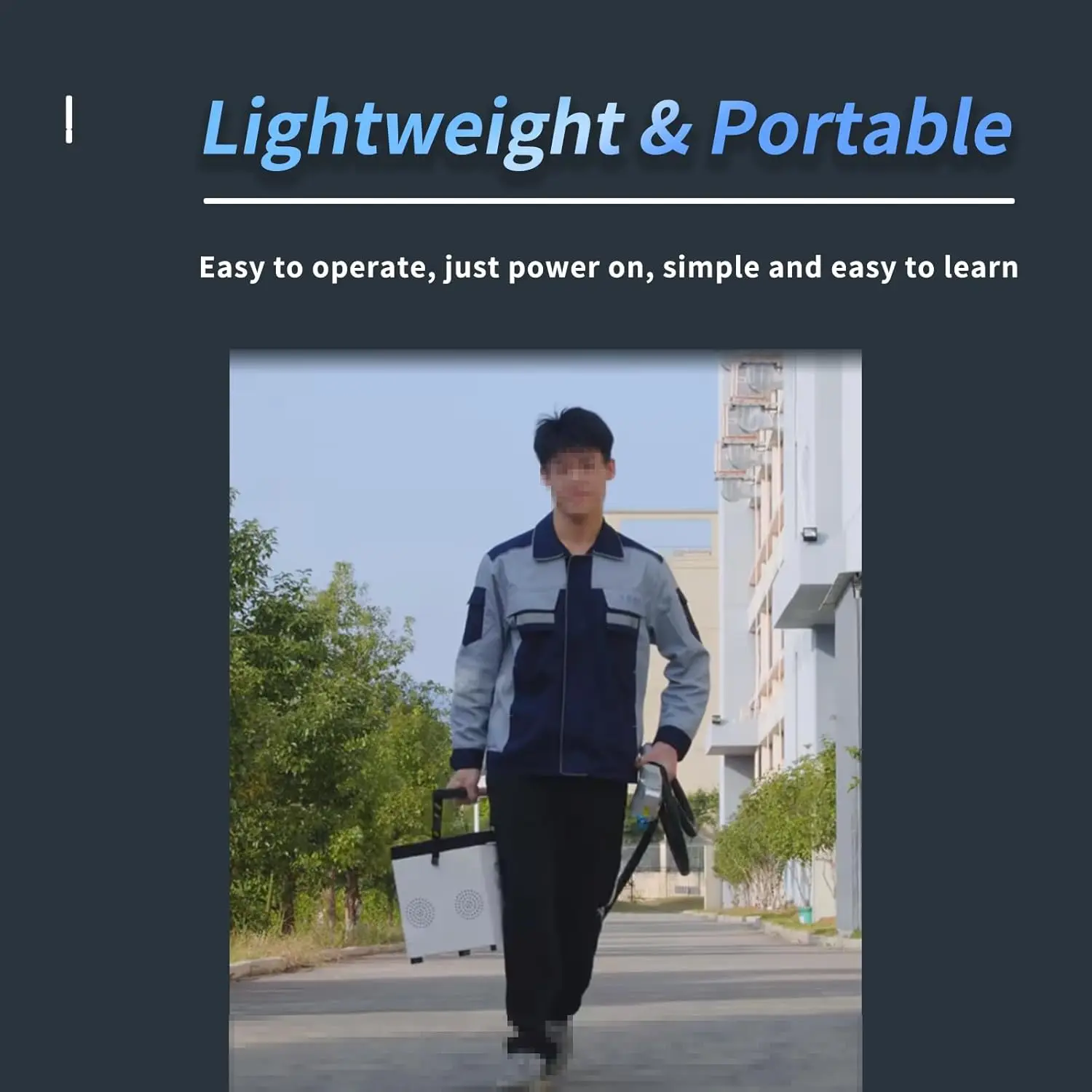 Portable Trolley Case Style Industrial Pulse Laser Cleaning Machine 100W 200W 300W Air Cooling With Raycus Max JPT Laser Source