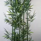 Landscaping Synthetic Artificial Bamboo Plant Plastic Wall Carpet Decoration Mat Landscaping Outdoor Hotel Bonsai