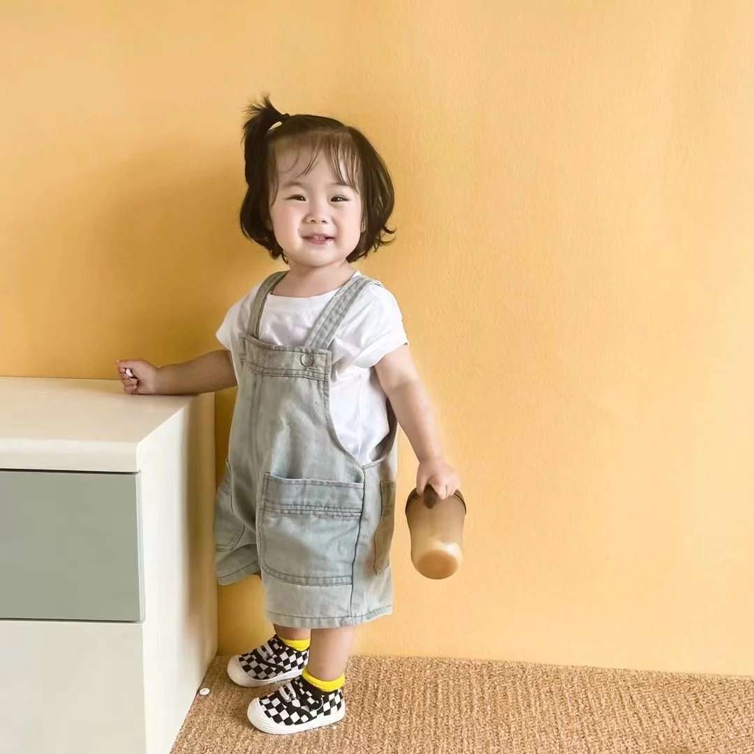 Unisex Toddler Kids Pre-Walker Sneakers Casual Lattice Canvas Shoes with Soft Rubber Outsole Fashionable for Kids manufacture