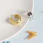Rings Adjustable Simple Women Sterling Silver Rings Generous Adjustable Fashion Mens Rings Handcuff Jewelry