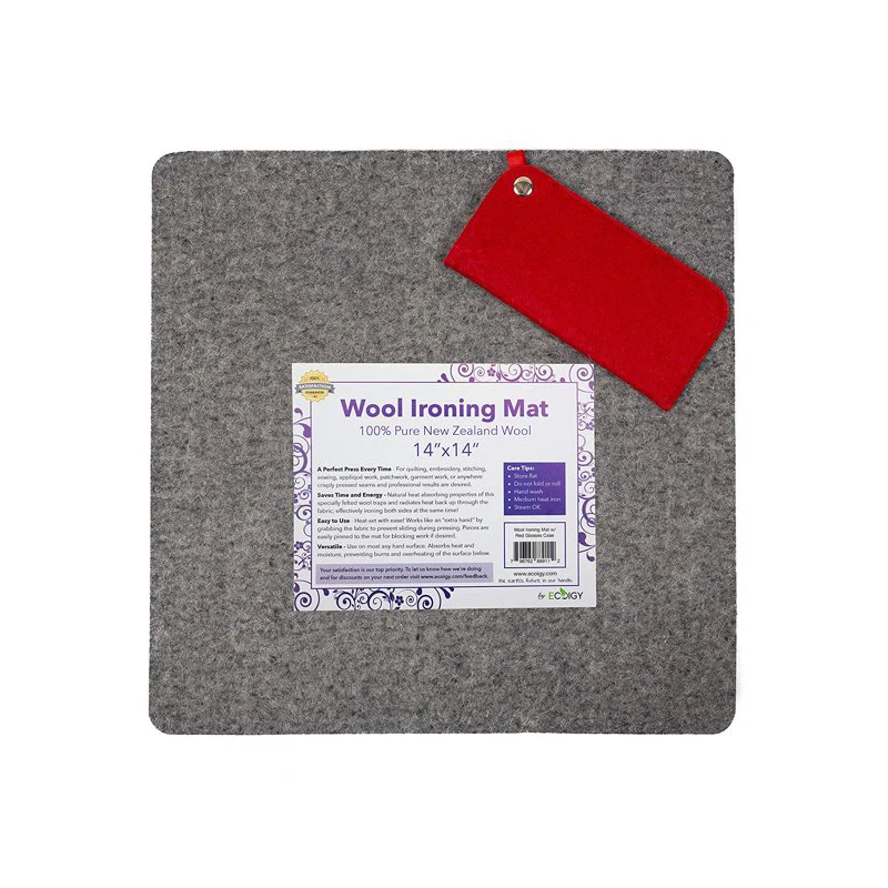 Portable fo 100% New Zealand Wool Pressing Pad 13.5" x 13.5" Wool Ironing Mat 