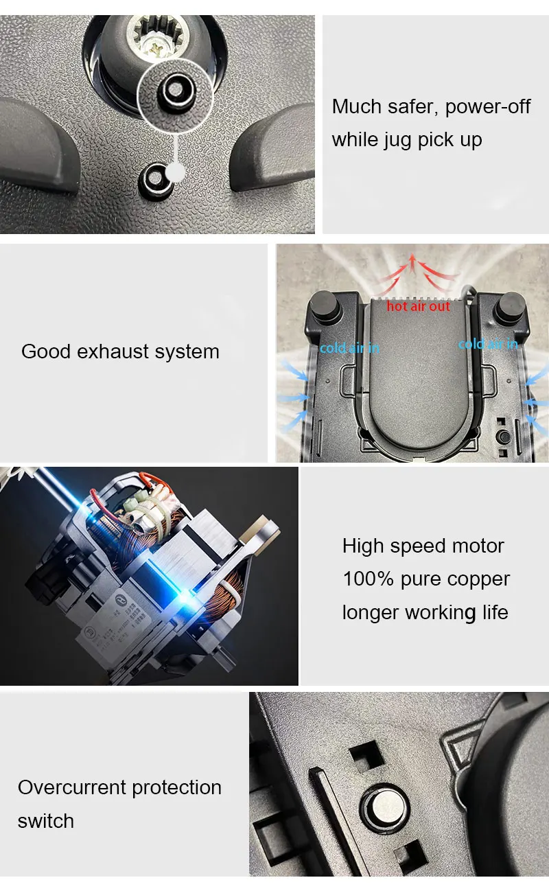 Fashion Brands Commercial Smoothie Binatone Blender Mixeur Rice Blender