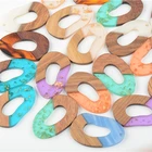 Gifts Fashionable Nice Color 100% Natural Resin Wood Splicing Fashion Popular DIY Custom Gifts