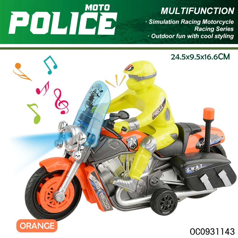 Wholesale light up and sound friction mini motorcycle toys vehicle for kids boys