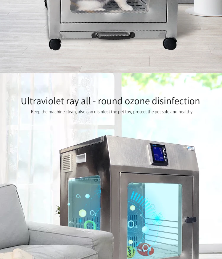 Eco-Friendly Automatic Voice Intelligent Silent Pet Dryer Dog Hair Dryer Beauty Blowing Hair Drying Box for Cat Dog Dry Room