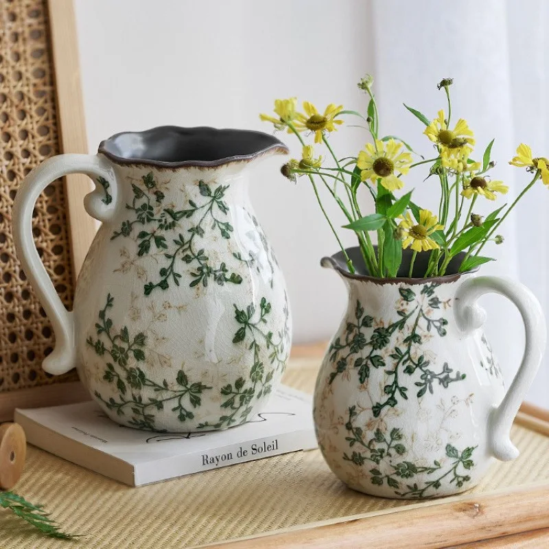 product vintage creativity handmade ceramic vases flower arrangements tabletop decoration porcelain decorative vase ceramic963-7