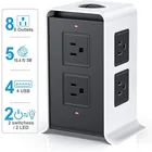 Power Surge Protector Power Strip 16.4FT/5M 8 Outlet 4 USB Ports Power Strip