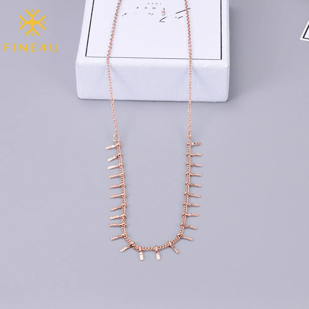 Buy Fish Bone Necklace Tassel Ethnic 