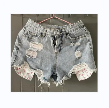 Hot sale cheap price mixed used women shorts used denim short pants for ladies