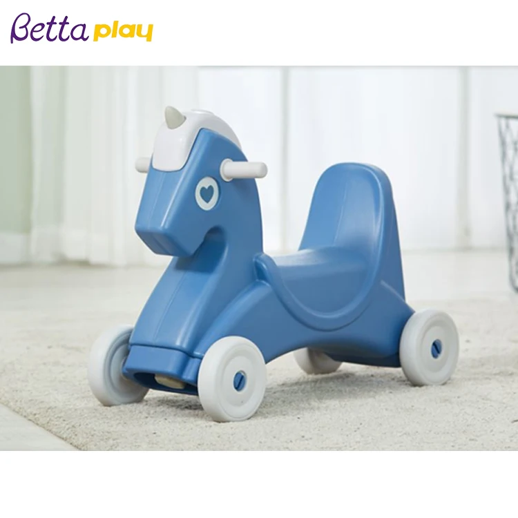 plastic ride on horse with wheels