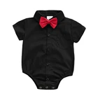 Baby Bodysuit Wholesale Boutique Baby Clothing Cotton Gentlem Baby Bodysuit Infant Rompers Baby Boy Jumpsuit