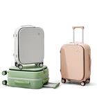 Luggage Mixi Hot Selling Business TSA Lock Universal Wheel Luggage Case Hardside Suitcase With Front Pocket