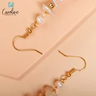 Gemstone Earrings Earring Drop Tassel Drop Pearl Gemstone Women Earrings Fashion Statement