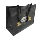 Cloth Bag Customized Black Non Woven Cloth Bag Pp Nonwoven Bag For Shopping Printed Your Own Logo