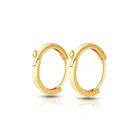 Earrings Silver Hoop Earringssilver 18k Plated Stainless Steel Round Earrings Huggies Small Women Silver Hoop Earrings
