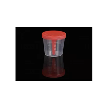 Low Cost 40ml hand-covered Stool Urine Specimen Container
