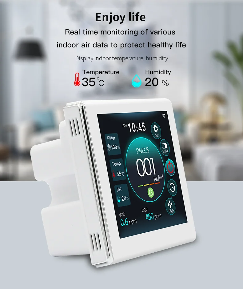 Ahu Ventilation System Controller, Ceiling, AC220V, HRV, ERV - detail 4