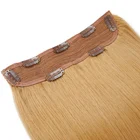 Weave Best Selling Human Hair Weave 1 Piece Clip In Human Hair Extensions For Black Women