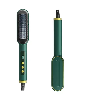 Hot Comb Straightener Negative Ions Electric Hot Comb Hair High Heat Straightener Brush Hair Straightener Comb