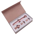 Pink Crystal Jade 24K Gold Massage Stick Facial Cream Stick Four-in-one Electric Firming Beauty Instrument