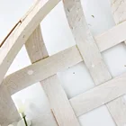 Decorations Wholesale 2021 New Design Happy Easter Home Party Decorations Wooden White Easter Flowers Wreath