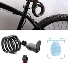 Lock Security High Security Lock High Quality Bicycle Lock Security Anti-Theft Fingerprint Lock IPX6 For Outdoor Use.