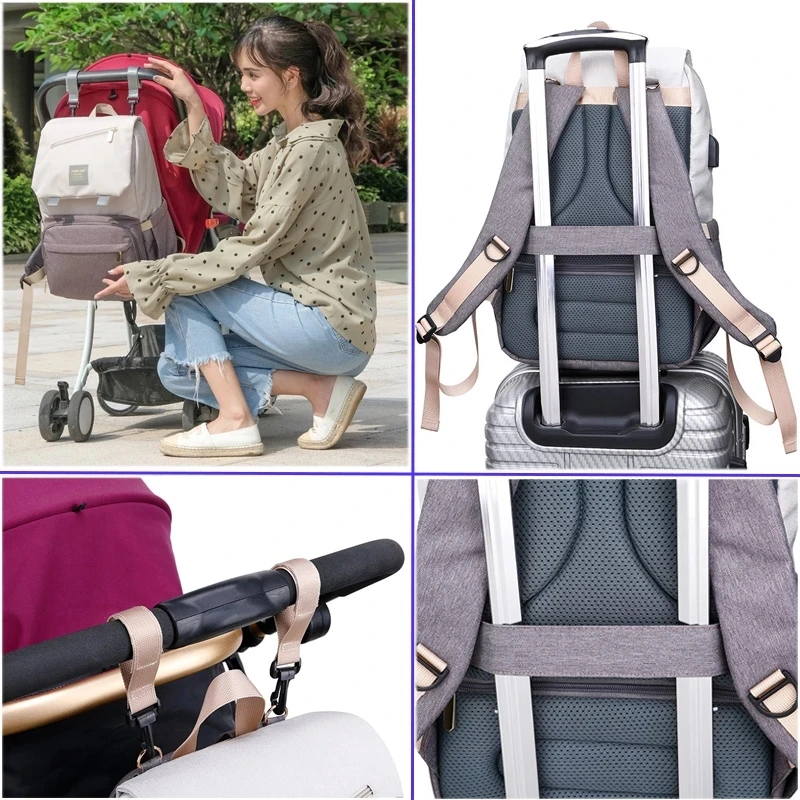 Maternity pack Multi-functional shoulder mother-baby bag 2024 new mommy bag waterproof backpack