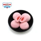 Sweet Free Sample MISS U Brand Bulk Various Colors Marshmallow Healthy Halal Fruit Jam Filled Marshmallow