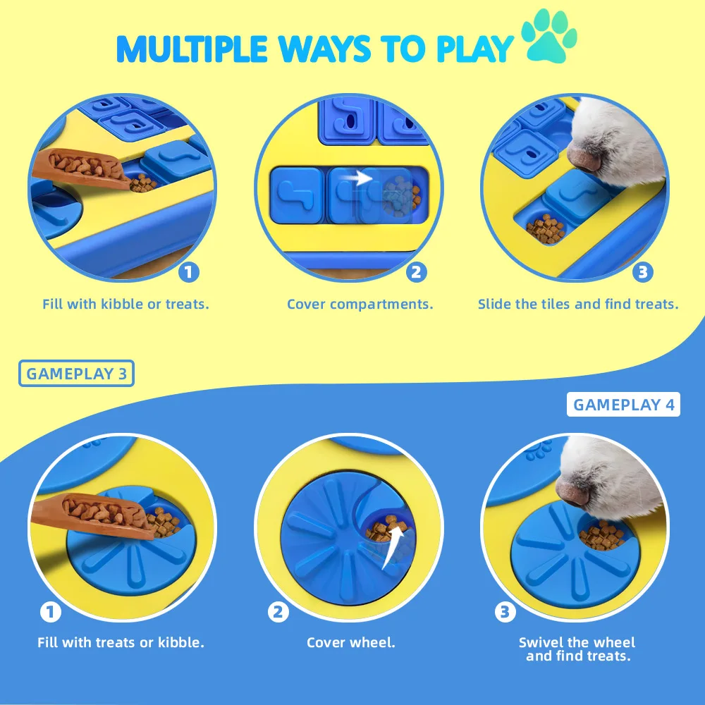 New Pet Puzzle Toy Interactive Treat Hiding Snuffle Toy Improves IQ and Relieves Boredom for Dogs and Cats Pet Products details
