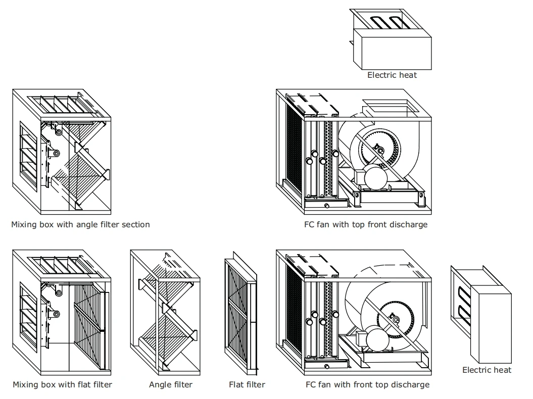 Air Handling Unit, LWHA, 3000-30000m3h, AHU - detail 22